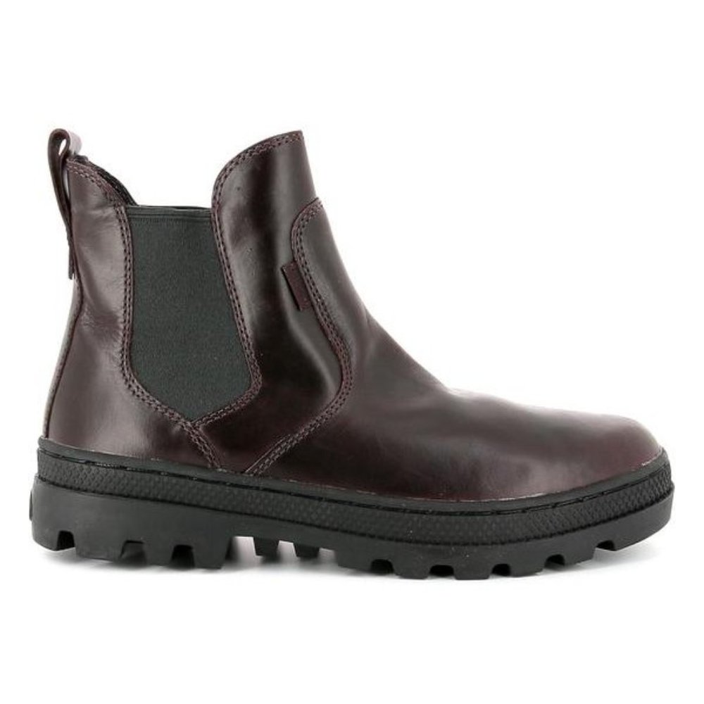 PALLADIUM Pallabosse Chelsea Women's Regal/Black Leather Boots Women's 5